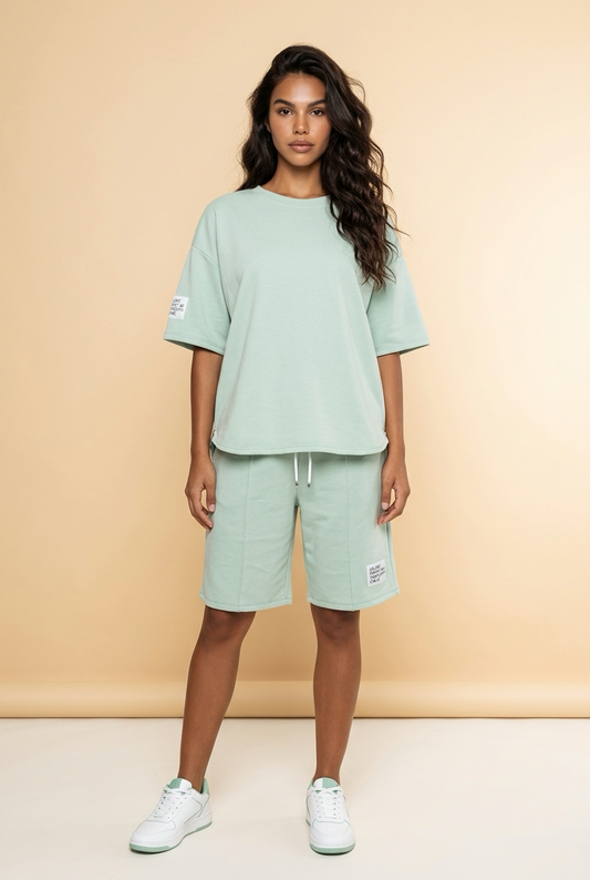 Mint Label Set met Shirt en Short