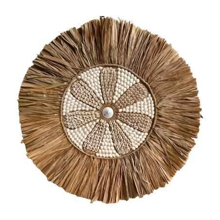 Flower Wanddecoratie Schelp D55 cm