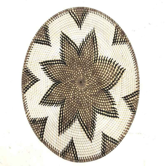 Ronde Rotan Wanddecoratie D60 cm