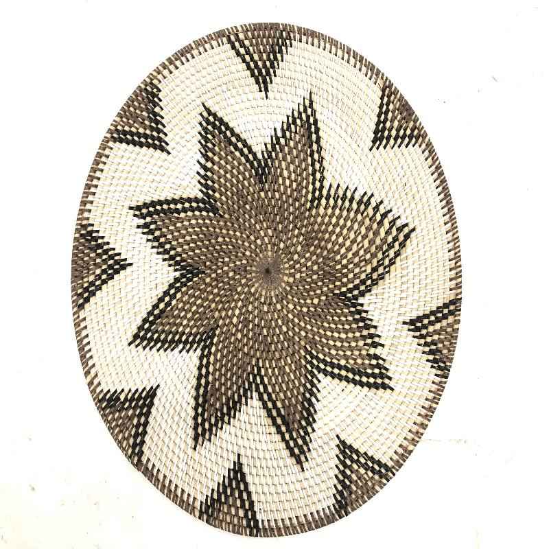 Ronde Rotan Wanddecoratie D80 cm