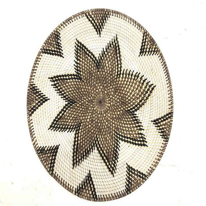Ronde Rotan Wanddecoratie D80 cm