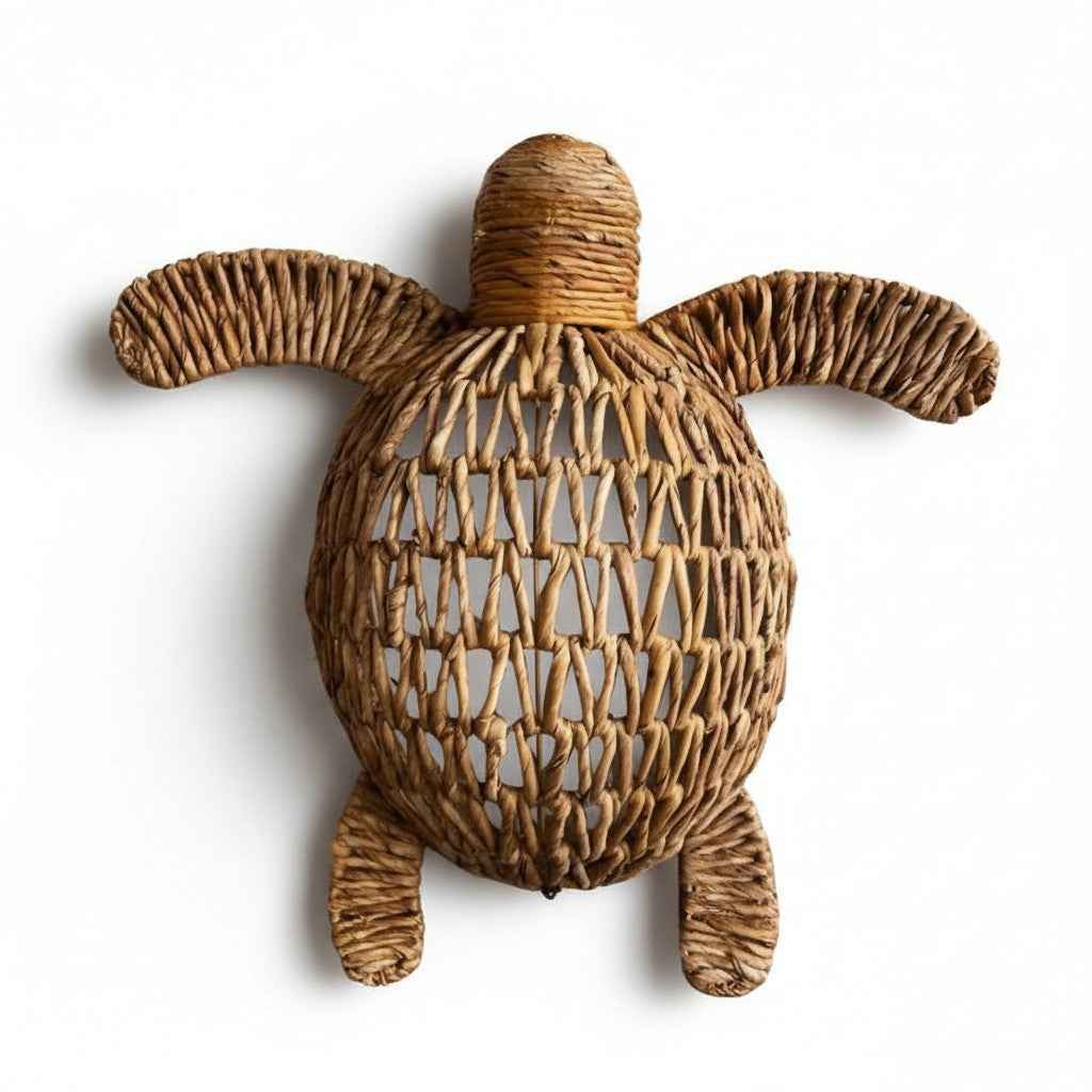 Schildpad Wanddecoratie Waterhyacint S 44 x 44 cm