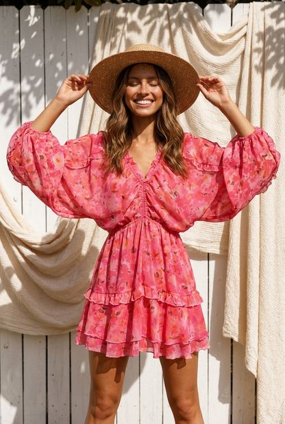 Jurkje met Roze Print