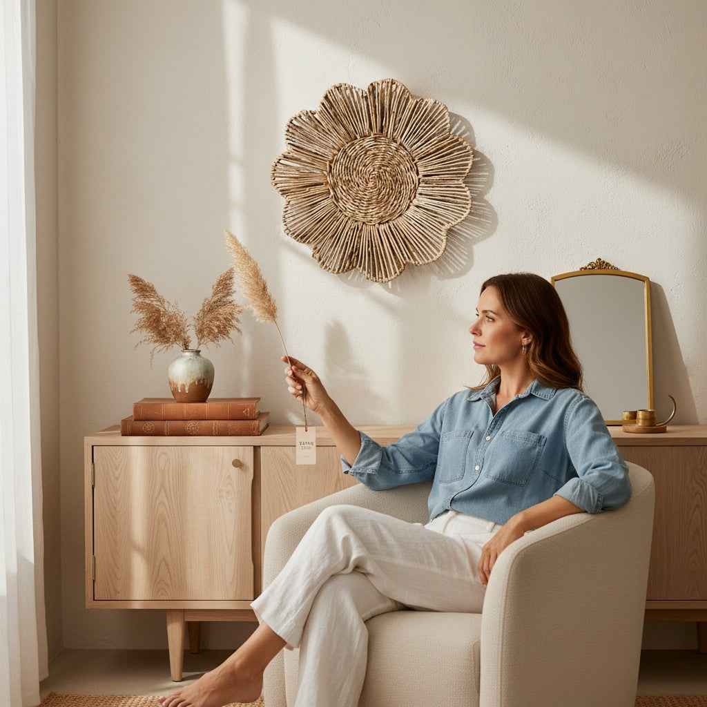 Wallflower Wanddecoratie Waterhyacint D50 cm