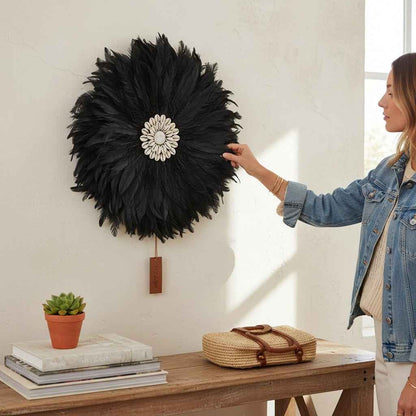 Juju Wanddecoratie 45 cm Zwart