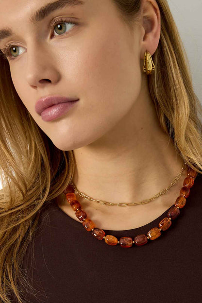 Acrylic Beaded Necklaces Beads Retro Daily Classic Series Women's jewelry