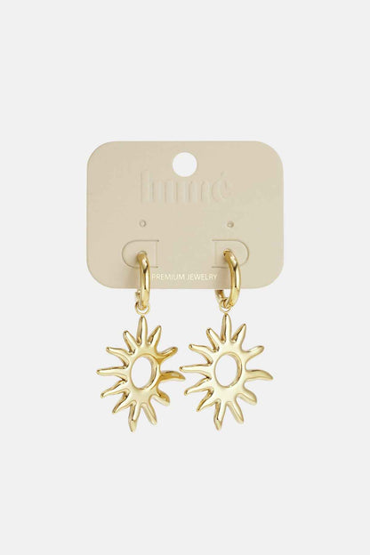 Stainless Steel Drop Earrings sun Casual Daily Simple Series Women's jewelry