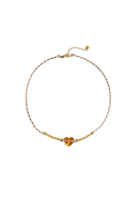 Elegant Heart Beaded Necklace for Everyday Chic