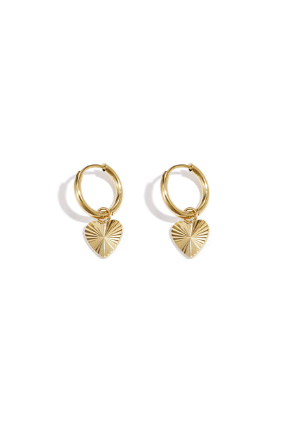 Elegant Heart-Shaped Drop Earrings for Everyday Glam