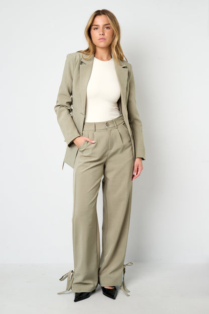 Gimme High Waist Straight Pants for Casual Comfort