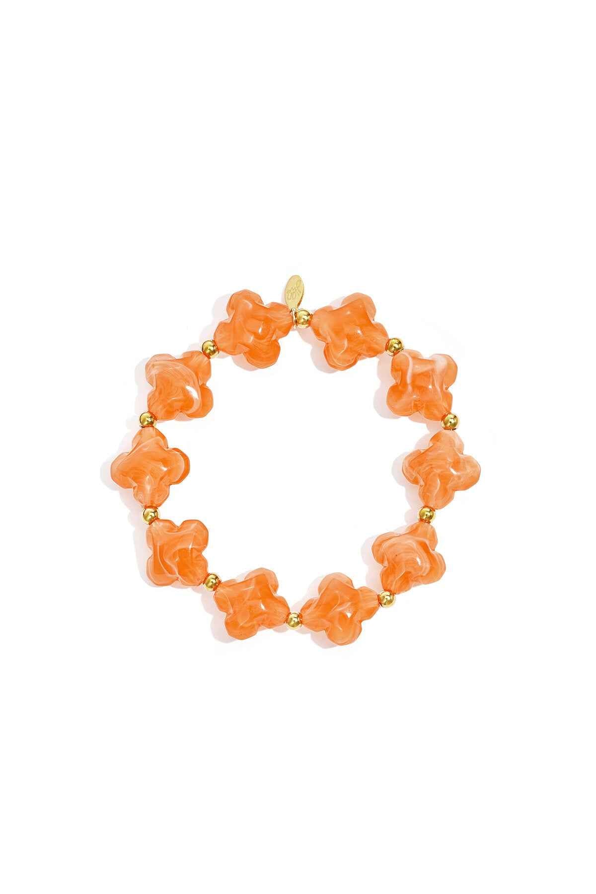 Kralenarmband met klaver kralen