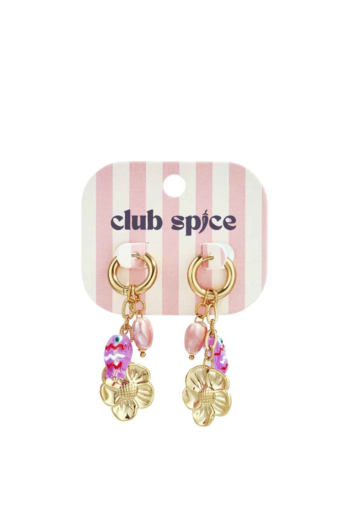 Stainless Steel Drop Earrings fish Casual Romantic Series Women's jewelry
