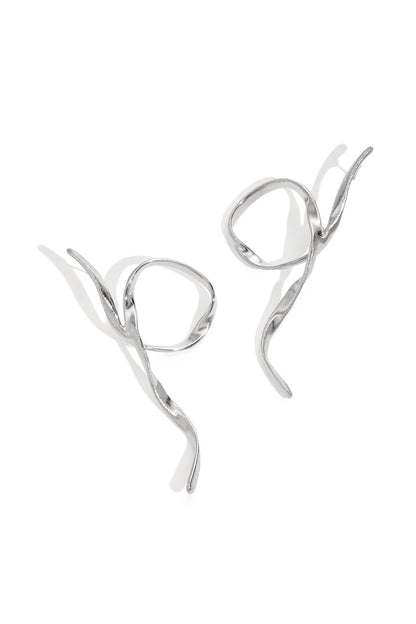 Elegant Silver & Gold Stud Earrings for Daily Wear
