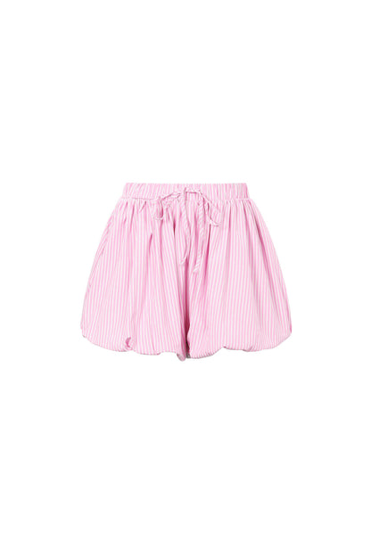 Woven Cotton Vrouwen Shorts Casual Stripes