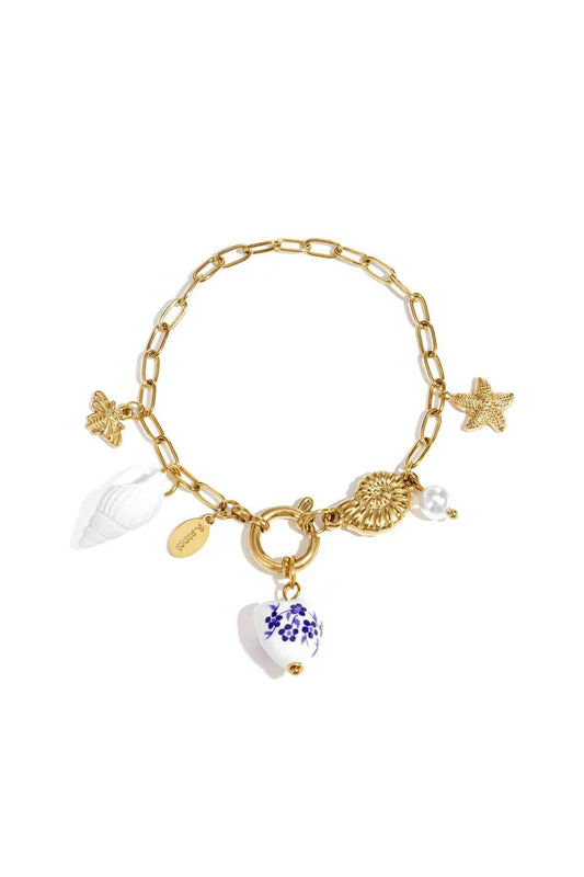 Stainless Steel Charm Bracelets starfish Casual Daily Simple Series Women's jewelry