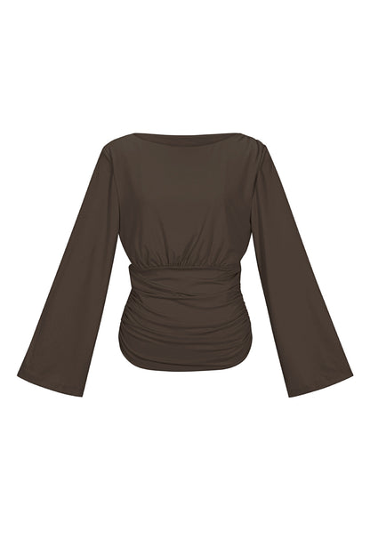 Gimme Lange Mouw Boot Neck Top