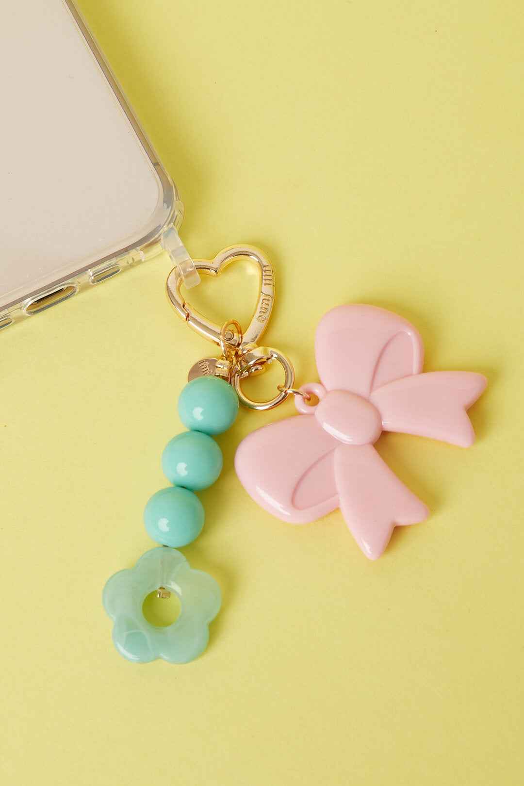 Tasbedeltjes met bloemmotief, casual, acryl, dagelijkse accessoires