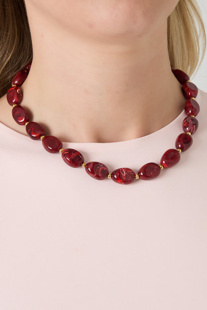 Elegant Acrylic Beaded Necklace for Women