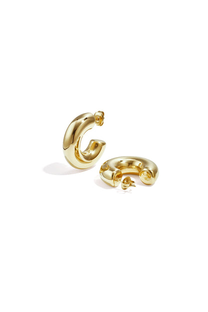 Stylish Stainless Steel Hoop Earrings - All Fit, Daily Wear