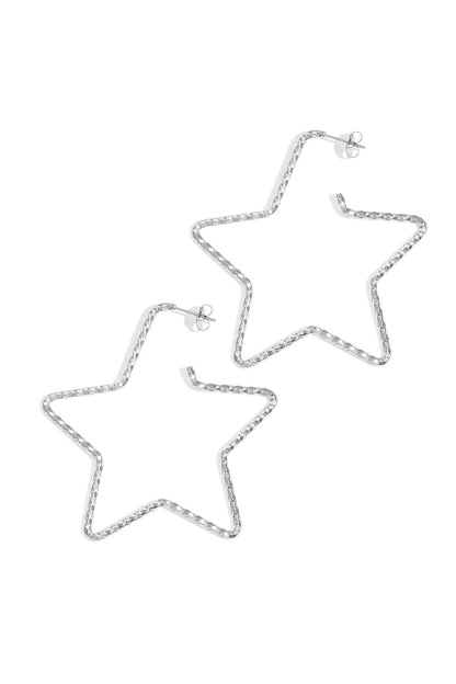 Stylish Star Hoop Earrings for Everyday Glam