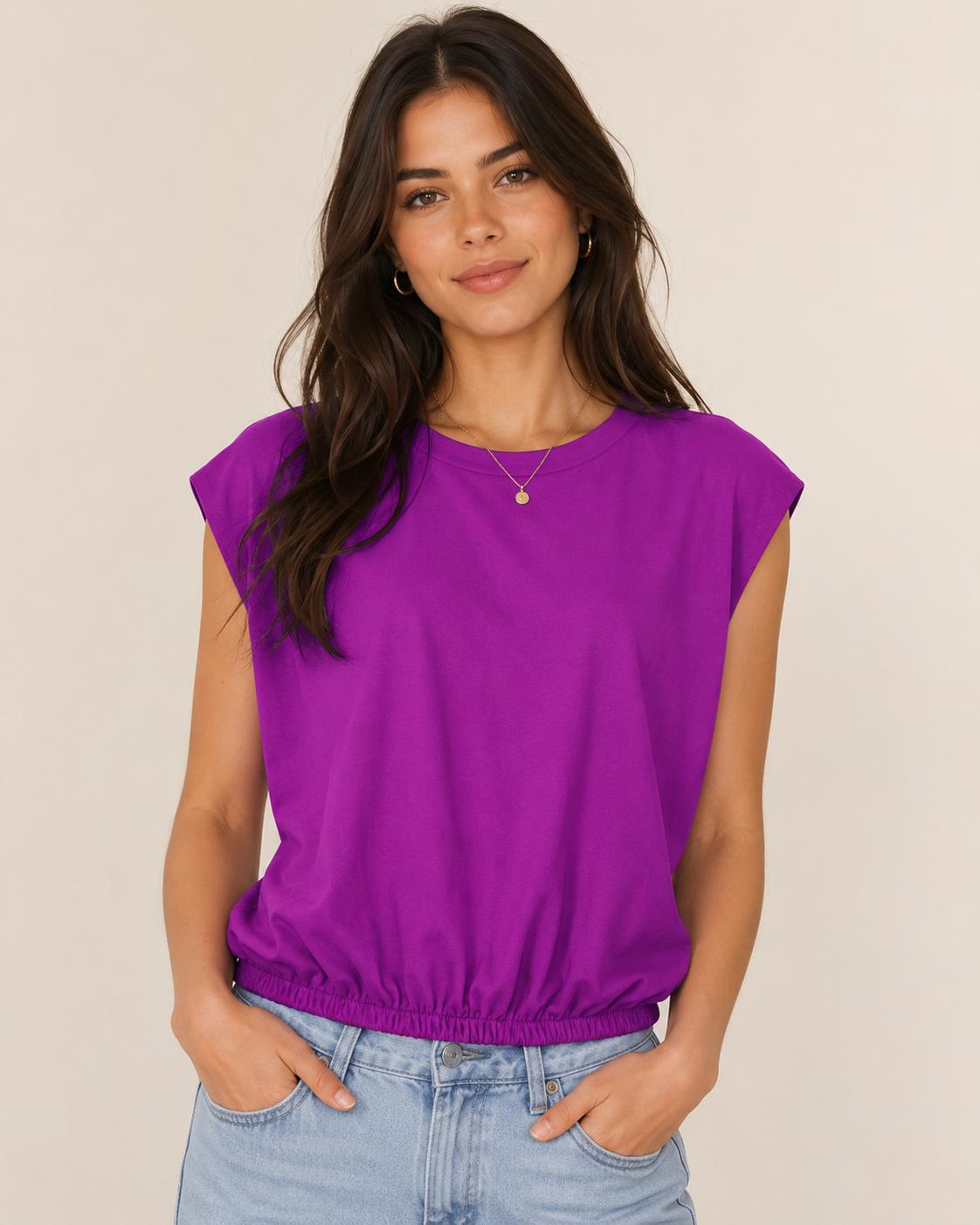 Mooij Ballon Top fuchsia