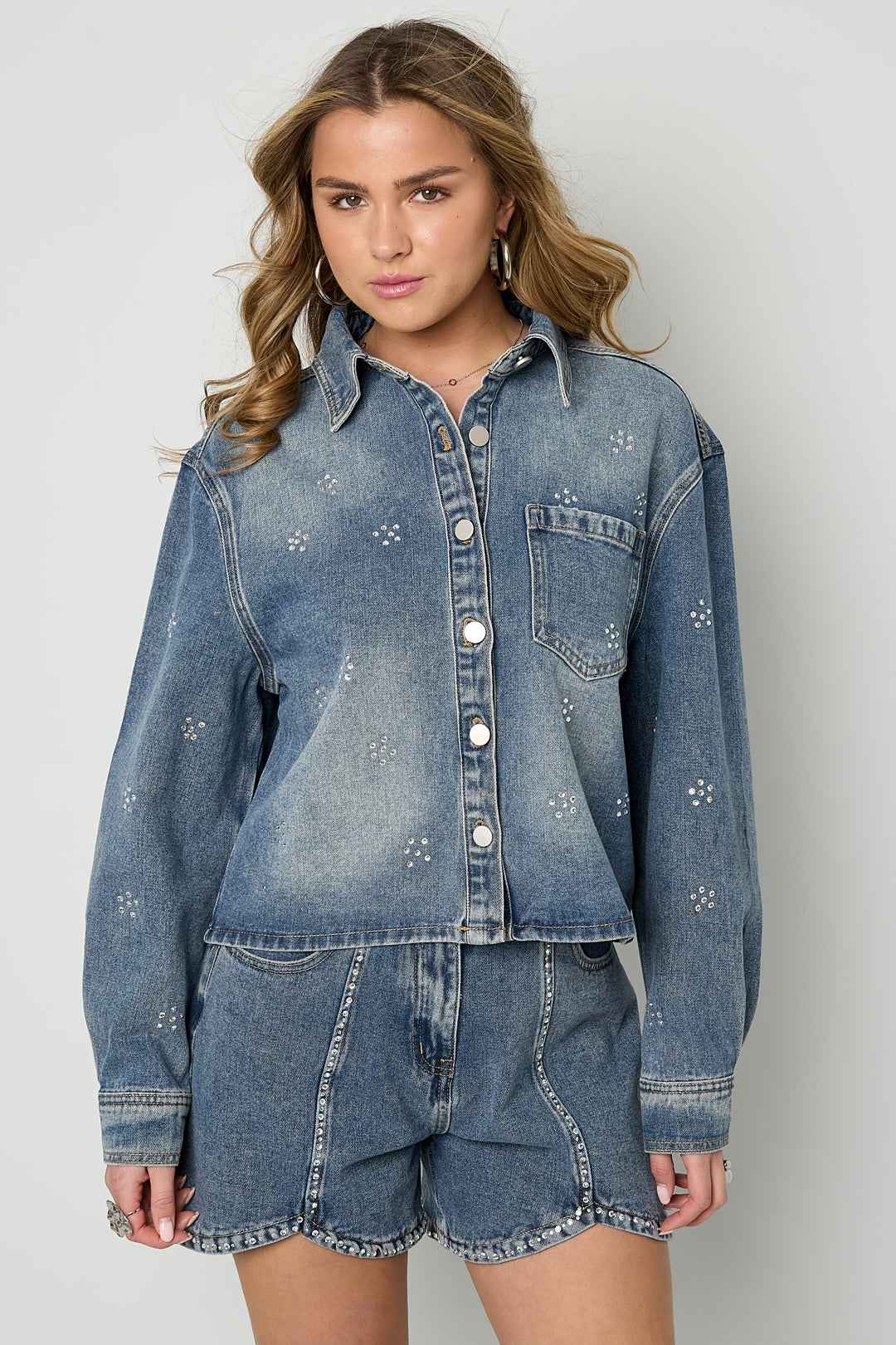 Strass denimjas
