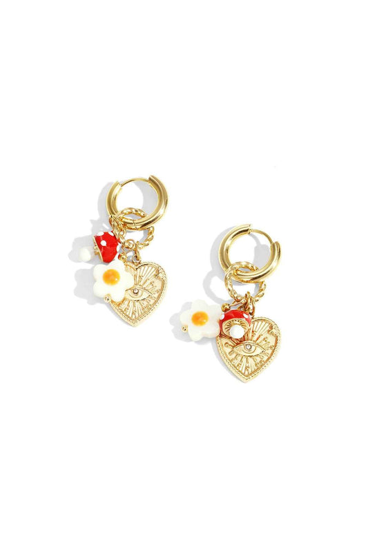 Elegant Gold Color Drop Earrings for Women
