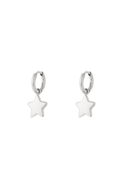 Elegant Star Drop Earrings for Daily Wear