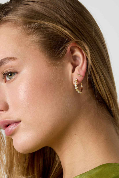 Stainless Steel Stud Earrings irregular shape Casual Daily Simple Series Women's jewelry