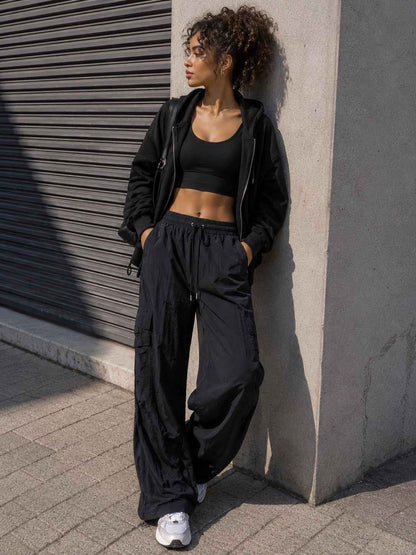 Broek Nova Cargo Zwart