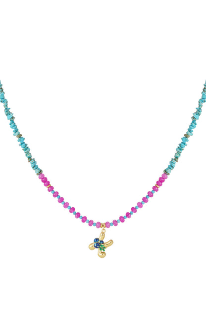 Chic Mixed Color Beaded Necklace for Everyday Style