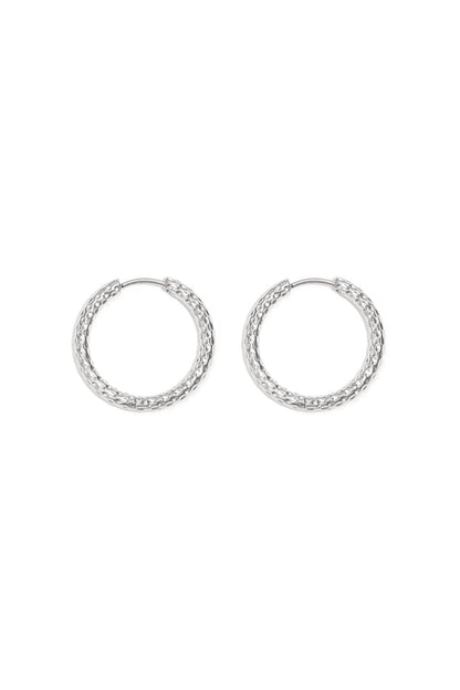 Stylish Stainless Steel Hoop Earrings for Everyday Wear