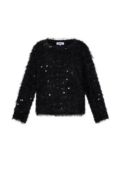 Elegant Sequined Long Sleeve Tops for Fall/Winter