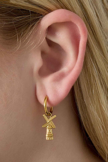 Elegant Silver & Gold Drop Earrings for Women