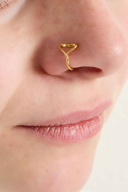 Elegant Heart-Shaped Ear Cuff for All Ears