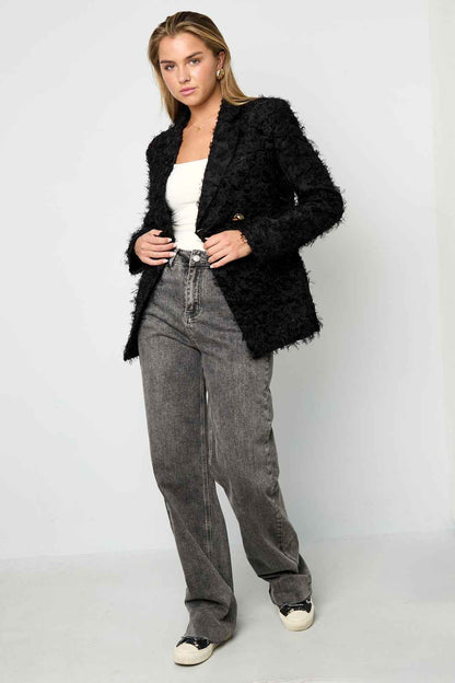 Blazer met textuur