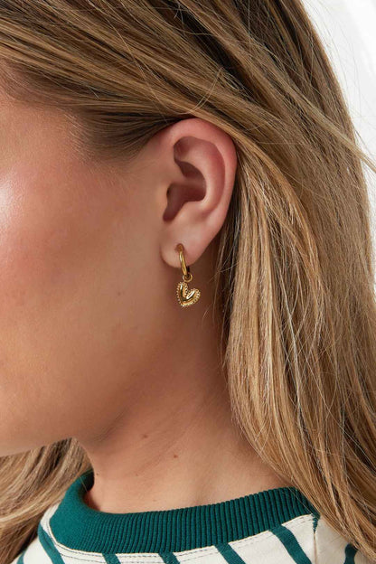 Elegant Heart-Shaped Drop Earrings for Everyday Glam