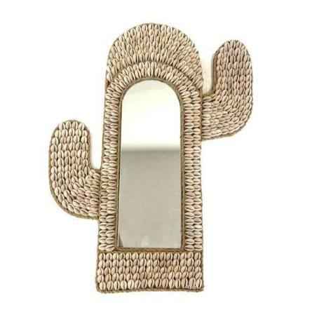 Cactus Spiegel Schelp 32 x H41 cm