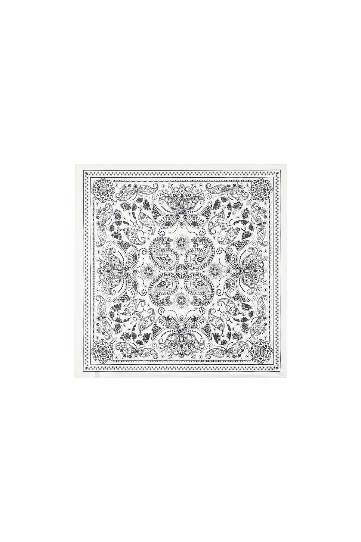 Zomersjaals met paisley-patroon, klassiek polyester, dagelijkse accessoires
