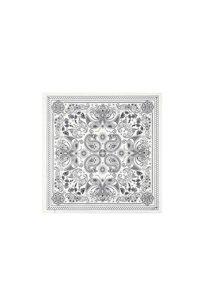 Zomersjaals met paisley-patroon, klassiek polyester, dagelijkse accessoires