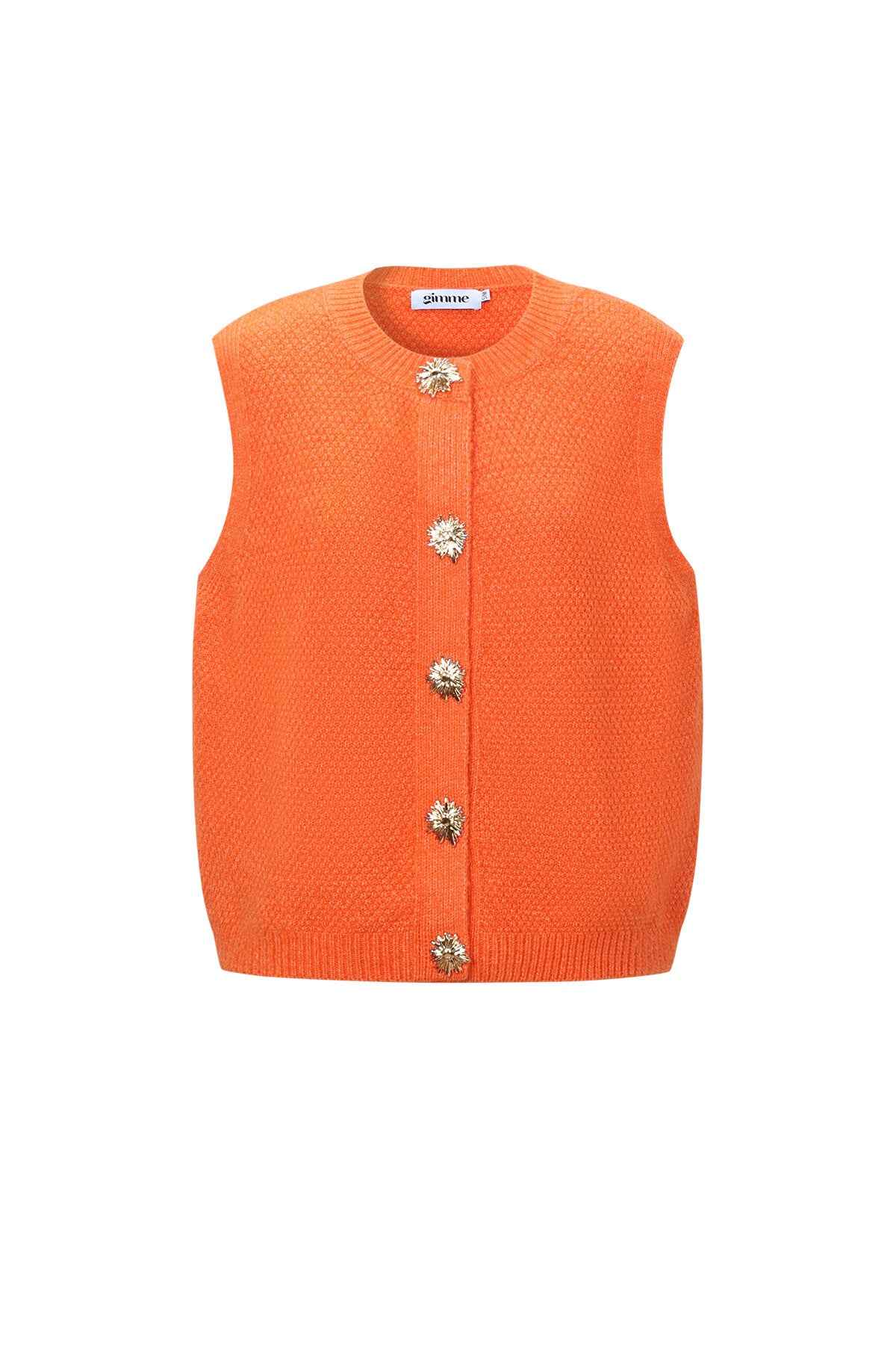 Gebreide Polyestervezel Vrouwen Gebreide Vest Casual Solide Kleur