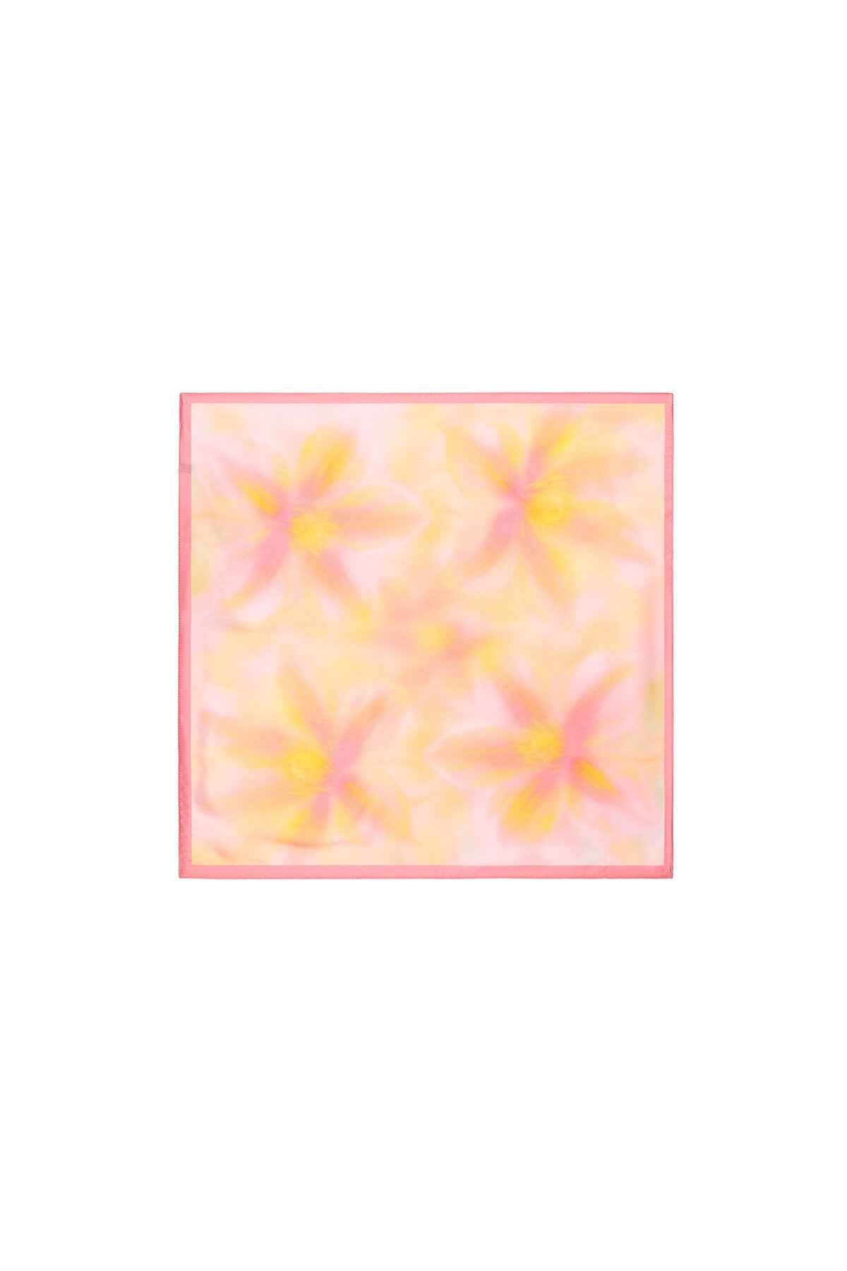 Zomersjaals met bloemenprint, casual, polyester, dagelijkse accessoires