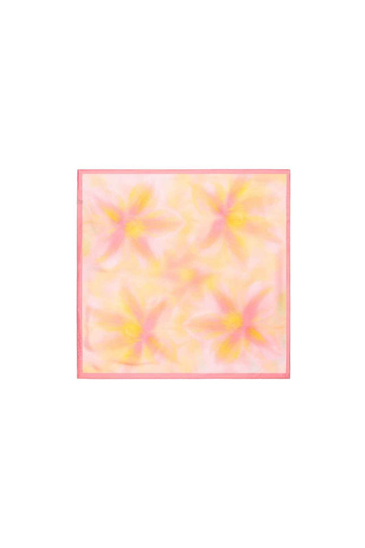 Zomersjaals met bloemenprint, casual, polyester, dagelijkse accessoires