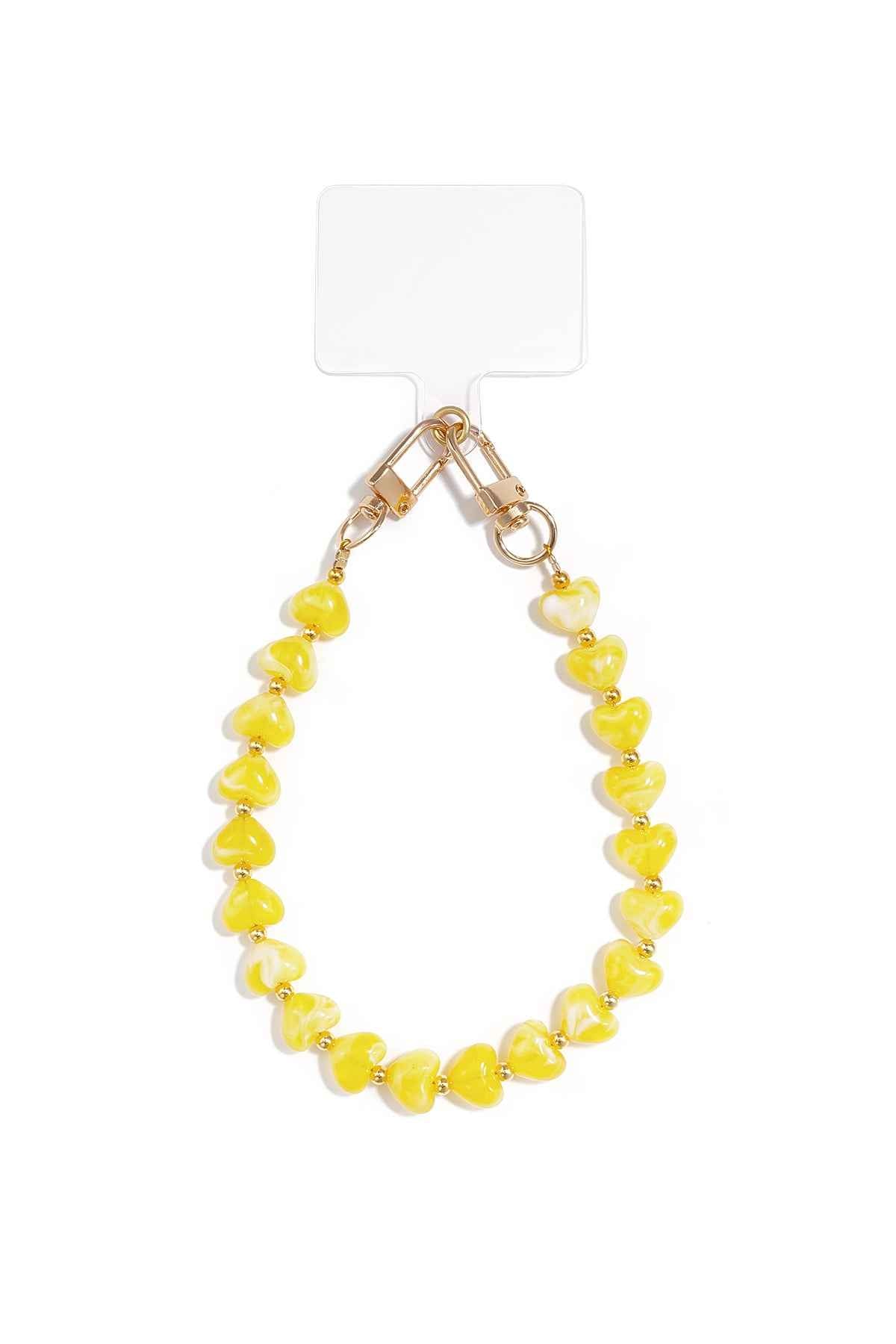 Charming Heart Bead Phone Chain - All Fit, Daily Style