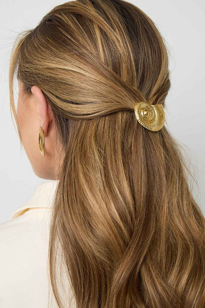 Borche haarspeld met spiraalschelp