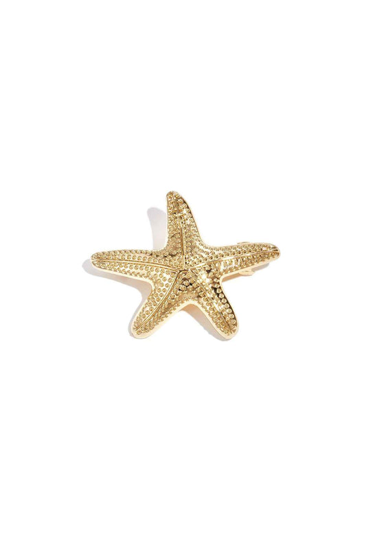 Haarclips in de vorm van een zeester, casual accessoires van legering voor dagelijks gebruik.