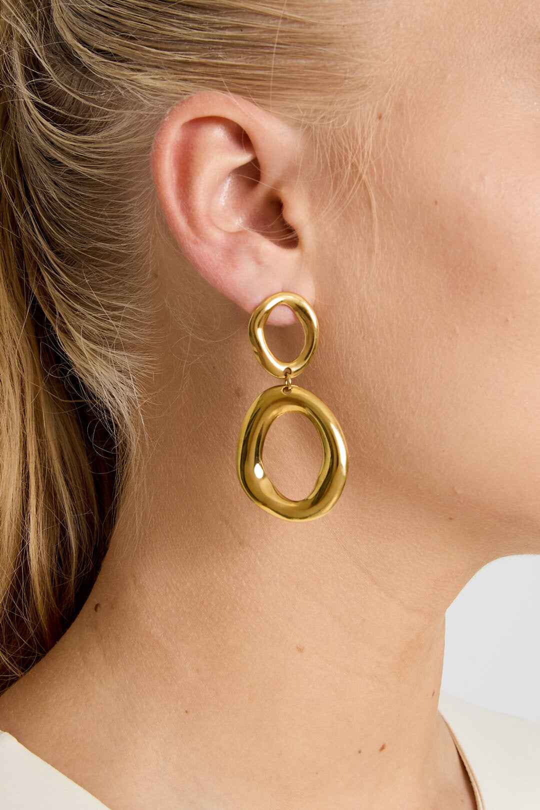 Stylish Stainless Steel Drop Earrings for Women