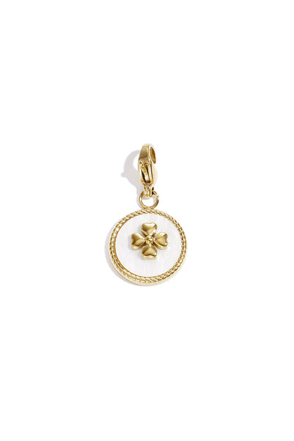 Lilli June White Clover Stainless Steel Ring - Daily Elegance