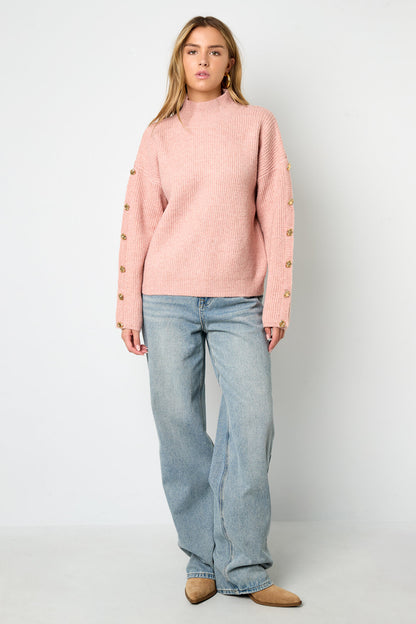 Cozy Knit Sweater for Fall & Winter in Trendy Colors