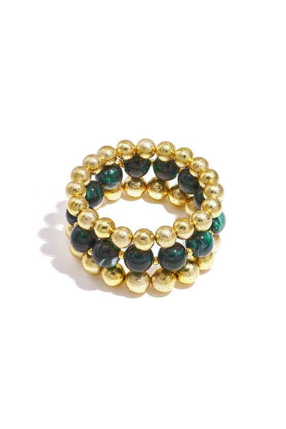 Bracelets set of 3 with beads